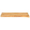 vidaXL Table Top Live Edge 70x20x2.5 cm Solid Wood Mango