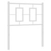 vidaXL Metal Headboard White 80 cm