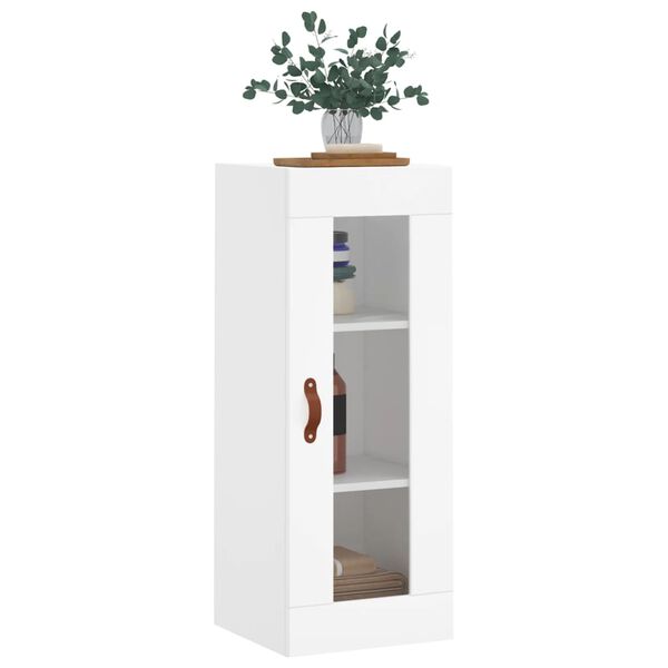 vidaXL Wall Mounted Cabinet White 34.5x34x90 cm