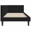 vidaXL Corner Bed Frame with Headboard Black 90 cm x 190 cm Velvet