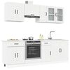 vidaXL 8 Piece Kitchen Cabinet Set Kalmar White Engineered Wood
