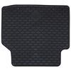 vidaXL Car Mat 4 pcs Black Rubber