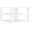 vidaXL Coffee Table White 58x58x40 cm Engineered Wood