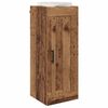 vidaXL Wall Mounted Cabinet Old Wood 34.5 x 34 x 90 cm Engineered Wood