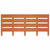 vidaXL Headboard Wax Brown 135 cm Solid Wood Pine