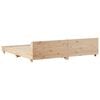 vidaXL Bed Frame without Mattress 200x200 cm Solid Wood Pine