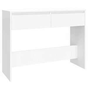 vidaXL Console Table White 100x35x76,5 cm Engineered Wood