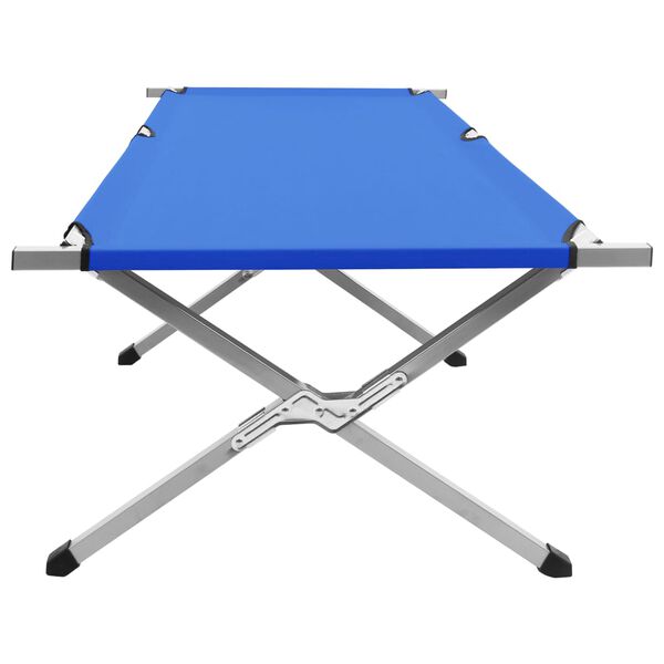vidaXL Camping Bed 210x80x48 cm XXL Blue