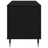vidaXL Record Cabinet Black Oak 100 x 38 x 48 cm Engineered Wood