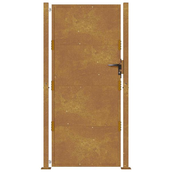 vidaXL Garden Gate 100x200 cm Corten Steel