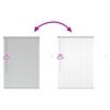 vidaXL Venetian Blinds Height Adjustable Silver 130 x 85 cm Aluminium