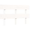 vidaXL Senior Bed without Mattress White 120x200 cm Solid Wood
