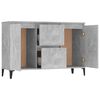 vidaXL Sideboard Concrete Grey 102x35x70 cm Engineered Wood