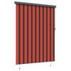 vidaXL Outdoor Roller Blind Orange and brown 220 x 250 cm Fabric