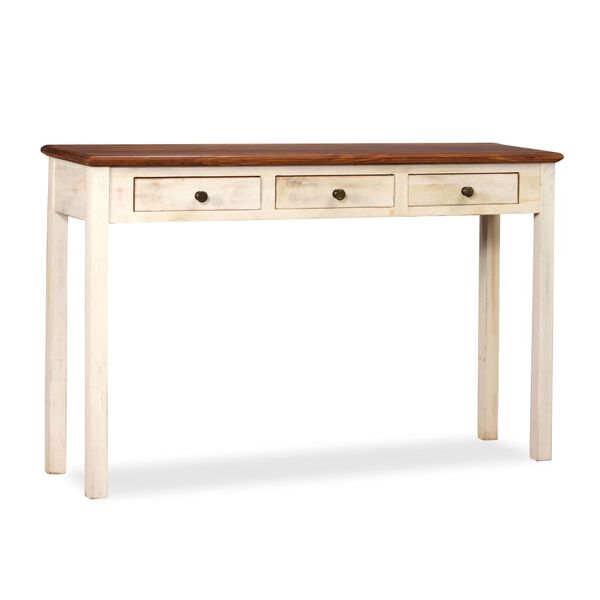 vidaXL Console Table Solid Acacia Mango Wood 120x30x76 cm