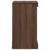 vidaXL Sideboard with LED Lights Brown Oak 41x37x67 cm