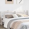 vidaXL Headboard with Shelves White 200 cm Solid Wood Pine