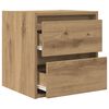 vidaXL Wall-mounted Bedside Cabinets 2 pcs Artisan Oak 38x34x40 cm