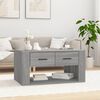 vidaXL Coffee Table Grey Sonoma 80x50x40 cm Engineered Wood
