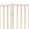 vidaXL Dog Gate Foldable 3 Panels 150 cm Solid Wood Fir