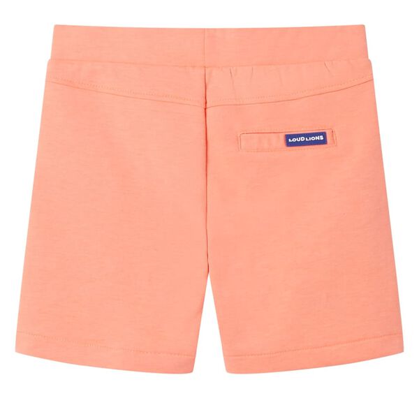 Kids' Shorts with Drawstring Neon Orange 104