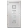 vidaXL Front Door Anthracite 98x190 cm PVC