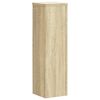 vidaXL Plant Stand 2pcs Sonoma Oak 17x17x60 cm Engineered Wood