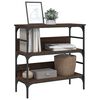 vidaXL Console Table Brown Oak 75x32x75 cm Engineered Wood