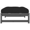 vidaXL Garden Footstool Grey 120x80 cm Solid Wood Pine