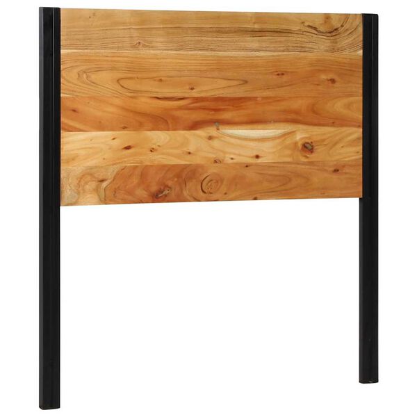 vidaXL Headboard 100 cm Solid Wood Acacia and Iron
