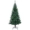 vidaXL Artificial Christmas Tree with Iridescent Tips Green 240 cm PVC
