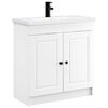 vidaXL Bathroom Furniture Set White 78.5 x 37.5 x 81 cm