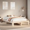 vidaXL Bed Frame without Mattress 120x190 cm Small Double Solid Wood Pine