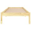 vidaXL Bed Frame without Mattress Solid Wood Small Single