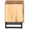 vidaXL Bedside Cabinets 2 pcs 40x34x46 cm Solid Wood Rough Mango