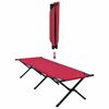 vidaXL Folding Camping Bed 2 pcs Red 193 x 69 x 45 cm Oxford fabric