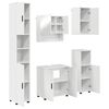 vidaXL Bathroom Furniture Set 5 pcs High Gloss White 61 x 35 x 64 cm