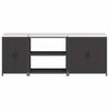vidaXL Kitchen Storage Set with Shelf Other 3 pcs Black Steel