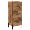 vidaXL Sideboard Old wood 34 x 34.5 x 90 cm Engineered Wood