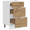 vidaXL Bottom Cabinet Lyon Artisan Oak 40x46x81.5 cm Engineered Wood