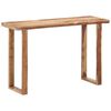 vidaXL Console Table 118x40x76 cm Solid Acacia Wood