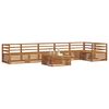 vidaXL Outdoor Sofa Set 7 pcs Natural Solid Acacia Wood