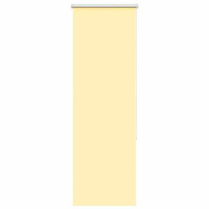 vidaXL Roller Blind Blackout Yellow 40x130 cm Fabric Width 35.7 cm Polyester