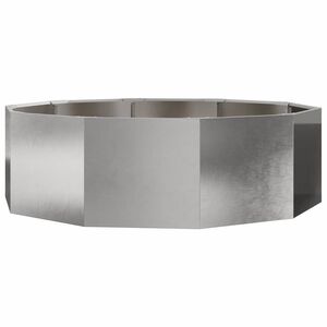 vidaXL Planter Silver 120 x 120 x 35 cm Stainless Steel