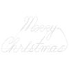 vidaXL Christmas Sign with 216 LEDs Red 99 x 55 x 13 cm Iron