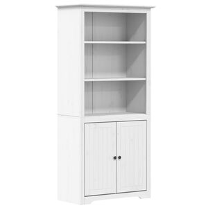 vidaXL Bookcase "BODO" White 82x40x173 cm Solid Wood Pine