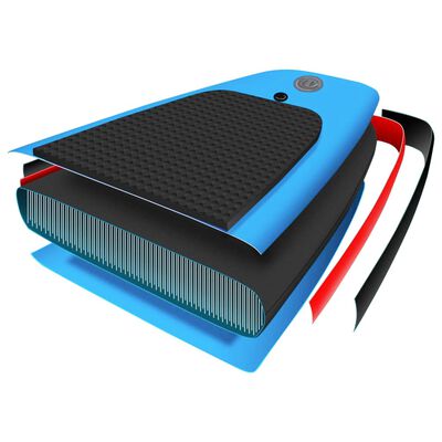 vidaXL Inflatable Stand Up Paddleboard Set 305x76x15 cm Blue