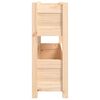 vidaXL Planter 77x25x66 cm Solid Wood Pine