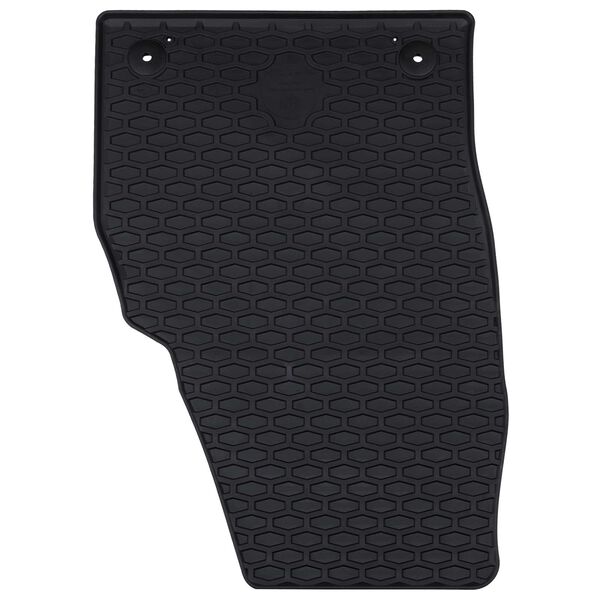 vidaXL Car Mat 4 pcs Black VW POLO , TAIGO Rubber