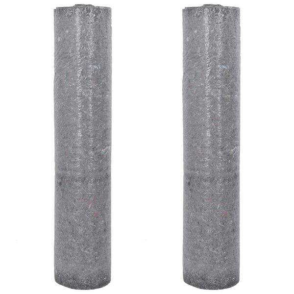 vidaXL Non-slip Painter Fleeces 2 pcs 25 m 220 g/m&sup2; Grey